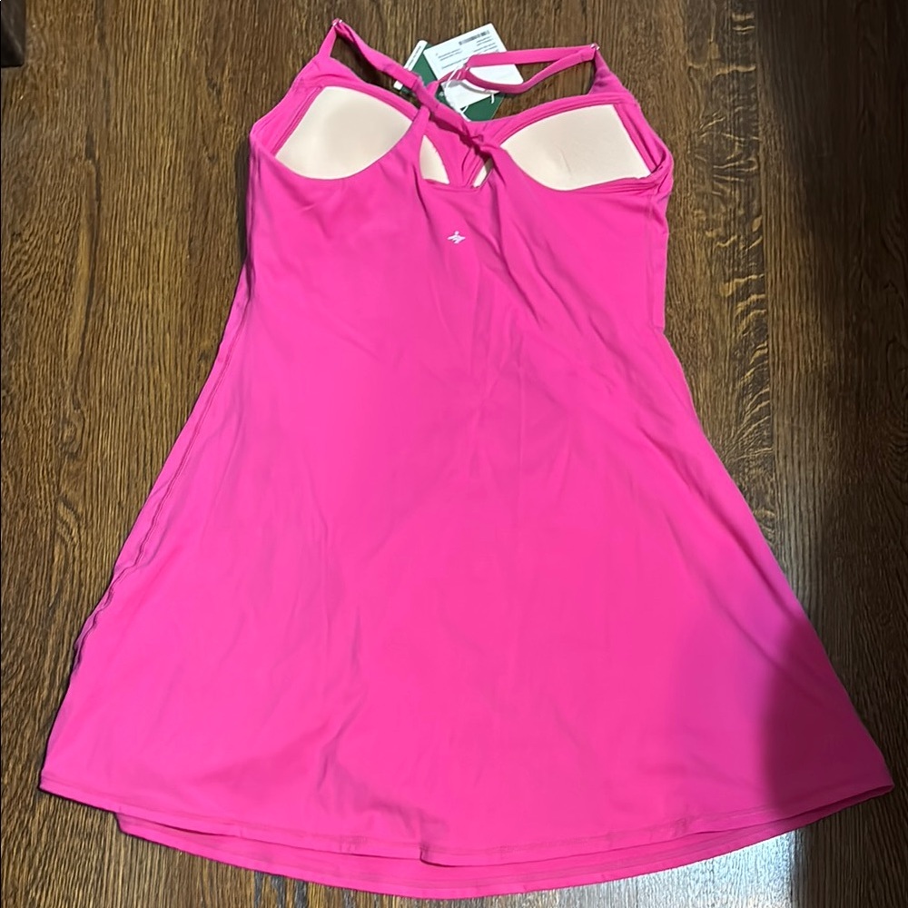 Halara easy peasy bright pink athletic dress - Picture 2 of 4